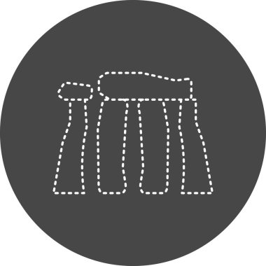 Stonehenge web simgesi basit illüstrasyon