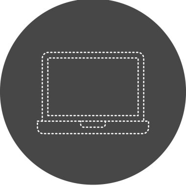 Laptop Vektör Simge Tasarımı 