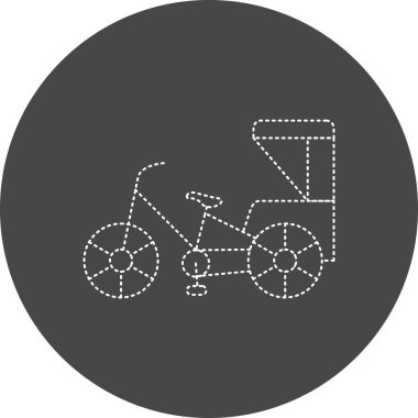 vector illustration of modern Cycle icon
