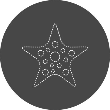 vector illustration of Starfish icon