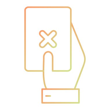 El simgesinin vektör illüstrasyonu