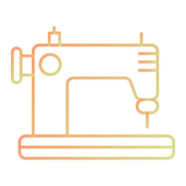 sewing machine icon. outline illustration of old tailor vector icons for web
