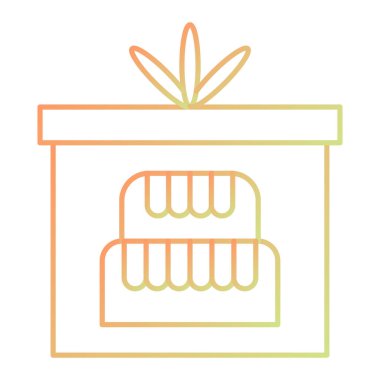 Bir depolama simgesinin vektör çizimi