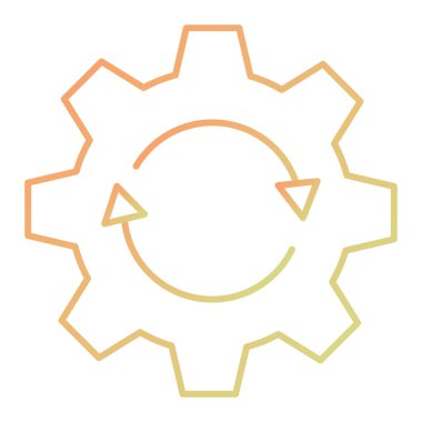 Teçhizat Web simgesi basit illüstrasyon