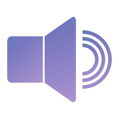 ses simgesi vektör illüstrasyonu