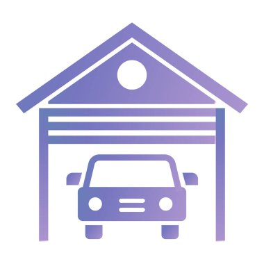 garaj simgesi vektör illüstrasyonu