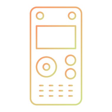 cep telefonu simgesi. İnternet için radyo vektör simgelerinin özet çizimi