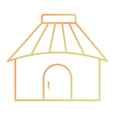 ev vektörü simgesi modern illüstrasyon