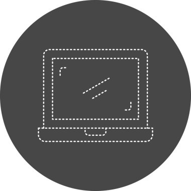 Bilgisayar. Web simgesi vektör illüstrasyonu