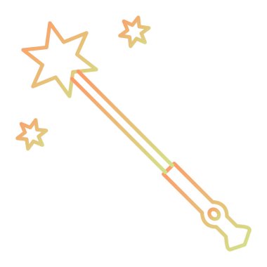 Sihirli değnek, vektör çizimi