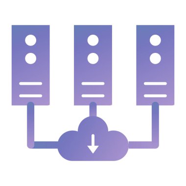 ağ paylaşım simgesi, vektör illüstrasyonu