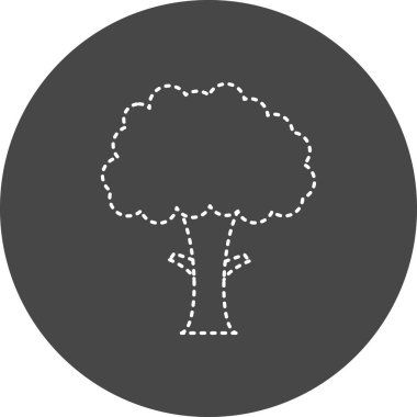 Tree icon, vector illustration simple design