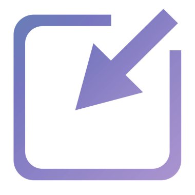 Ok. Web simgesi basit tasarım