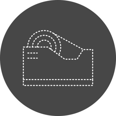 mezura simgesi. vektör illüstrasyonu 