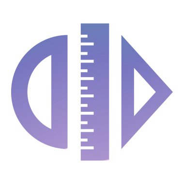 cetvel simgesi çizimi