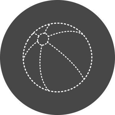 Beach Ball. web icon simple design