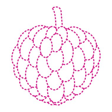 Tatlı bir balkabağının vektör çizimi