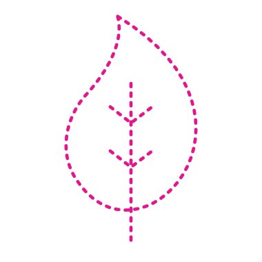 Mor bir çiçeğin vektör çizimi