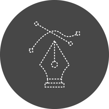 vector illustration of Pen Tool  modern icon