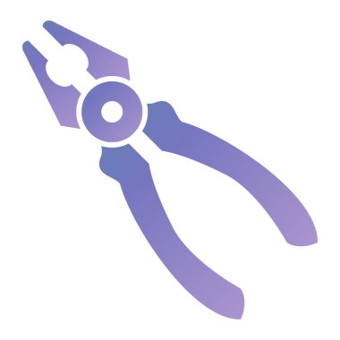 pliers icon. simple illustration of barber shop vector icons for web