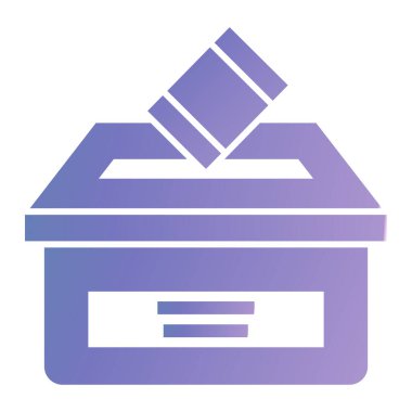 Kutu. Web simgesi basit illüstrasyon