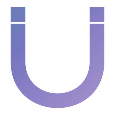 Mıknatıs Web simgesi basit illüstrasyon