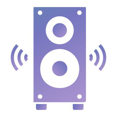 hoparlör vektör illüstrasyonu