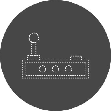 joystick simgesinin vektör çizimi