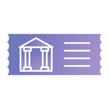 banka simgesi vektör illüstrasyonu