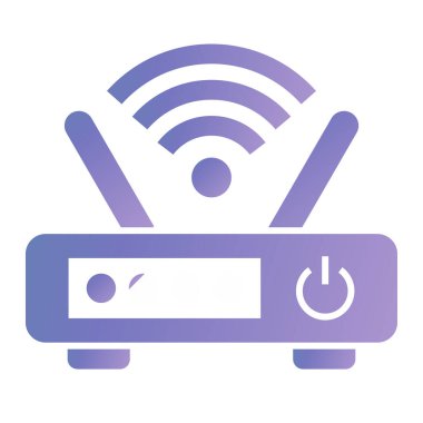Wi-fi yönlendirici. Basit resimleme