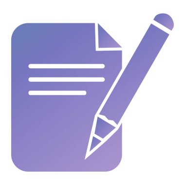 belge simgesi, vektör çizimi