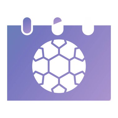 futbol topu ikonu vektör illüstrasyonu