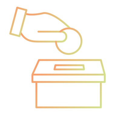 box with gift boxes icon. outline illustration of delivery service vector icons for web