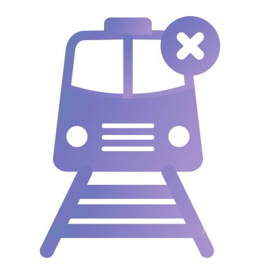 tren simgesi vektör illüstrasyonu