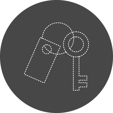 Anahtar. Web simgesi basit illüstrasyon 