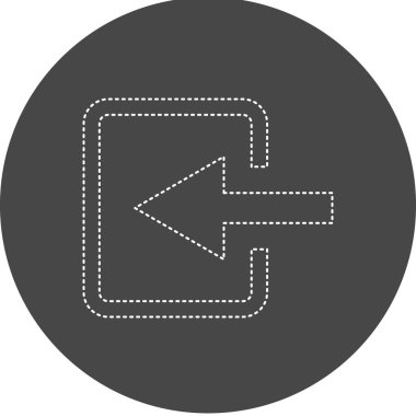 ok simgesinin vektör illüstrasyonu