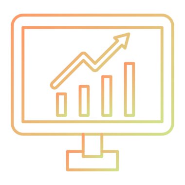 seo modern simgesinin vektör illüstrasyonu