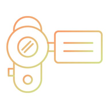 cctv camera icon. outline illustration vector icons for web