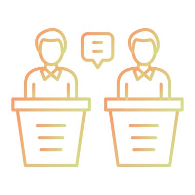 Müşteri destek hattı ikon vektörü. İnce çizgi işareti. izole edilmiş sınır sembolü çizimi