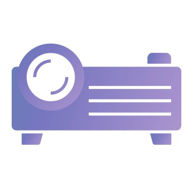 Video kamera ikon vektörü. İnce çizgi işareti. izole edilmiş sınır sembolü çizimi