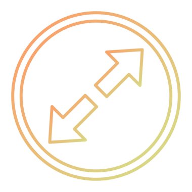 ok simgesi vektör illüstrasyonu