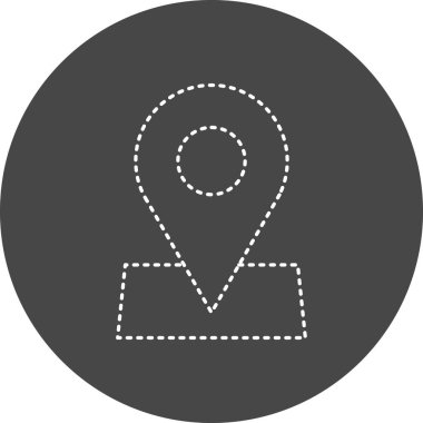 simple web illustration of location icon