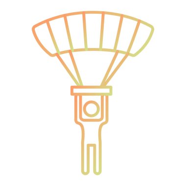 vector illustration of a single hand drawn line drawing of a balloon
