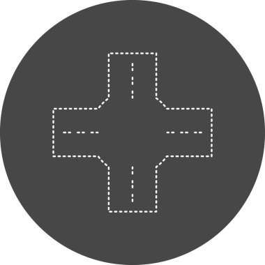 road sign. trendy flat color design icon template for web mobile apps 