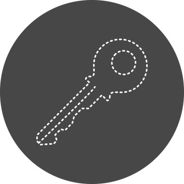 anahtar modern simgenin vektör illüstrasyonu