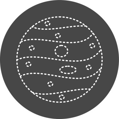 Gezegen simge vektör çizim