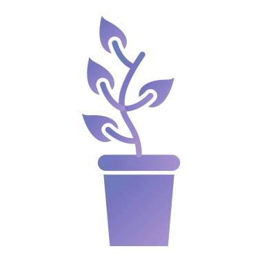 bitki simgesi vektör illüstrasyonu