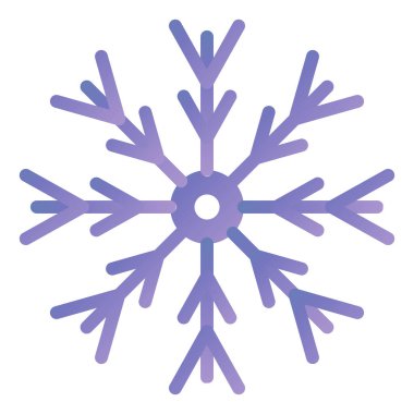 Kar Tanesi ikonu. ağ için düz kar vektör simgeleri