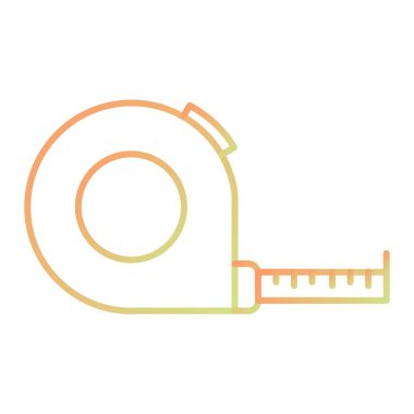 mezura simgesi. vektör illüstrasyonu