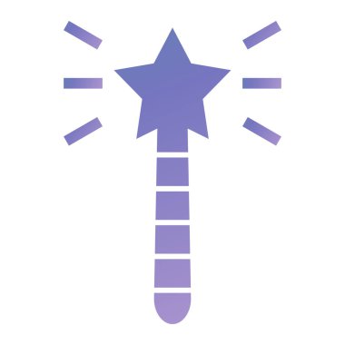 Sihirli değnek. Basit resimleme